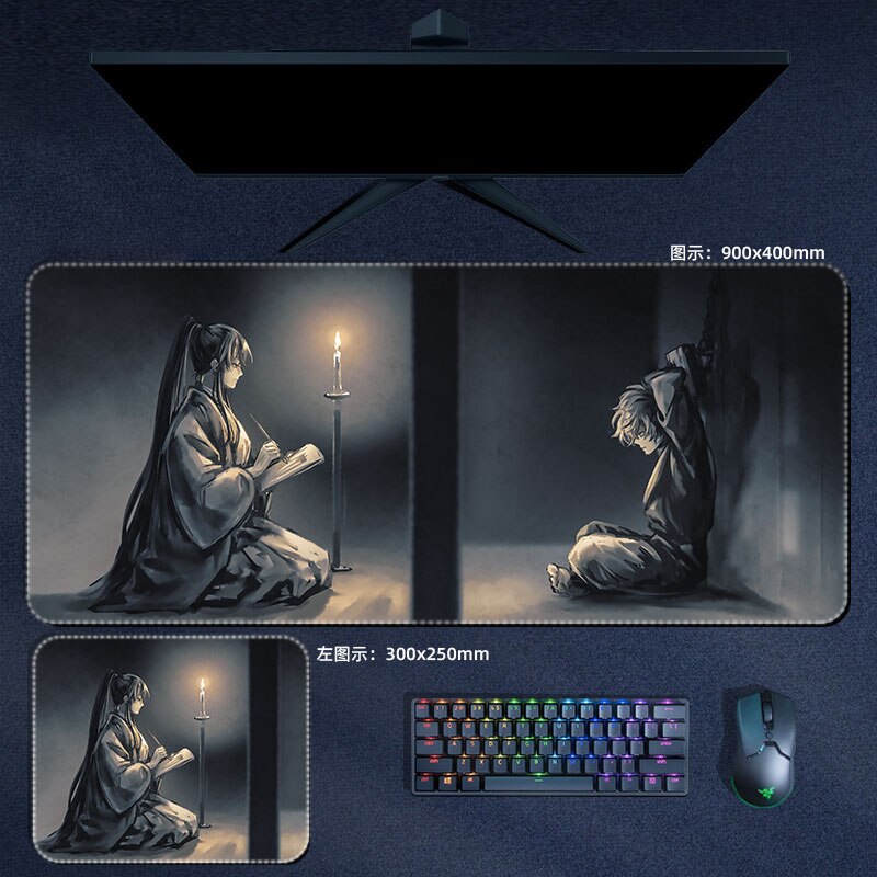 Anime Hells Paradise Mouse Pads Jigoku Raku Gabimaru Sagiri Choubei Touma  Xxl Mousepad Manga Computer Pad Acessórios Desk Mats - AliExpress