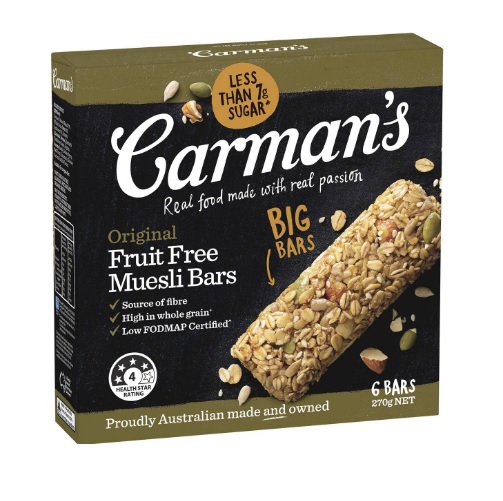 Carman's Original Muesli Bars 270g โปรตีนบาร์ โปรตีน โปรตีนแท่ง โปรตีน ...