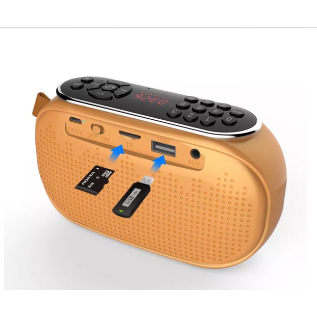 น่าซื้อ BKK MUSIC BOX MP3วิทยุ วิทยุฟังเพลง วิทยุธานินทร์（รองรับบลูทูธ