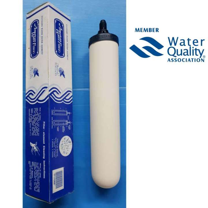 ไส้กรองน้ำดื่มเซรามิคฝาน้ำเงิน American Water Filter