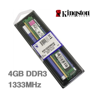 แรมคอมฯพีซี RAM DDR3(1333) 4GB Kingston Value Ram (KVR13N9S8/4)