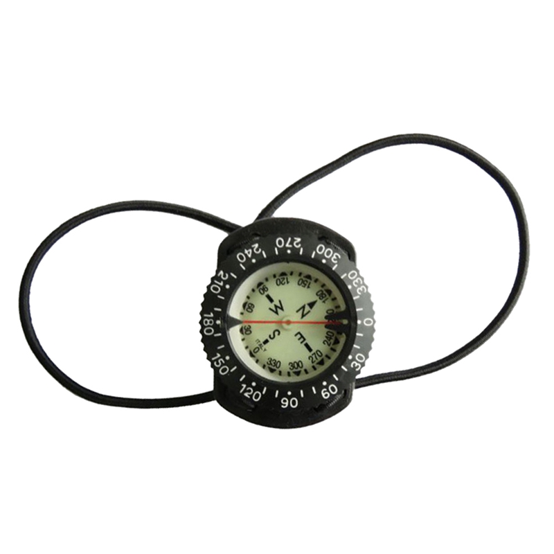 Bungee Compass Scuba Diving Compass Underwater 100M Diving Professional Waterproof Compass with