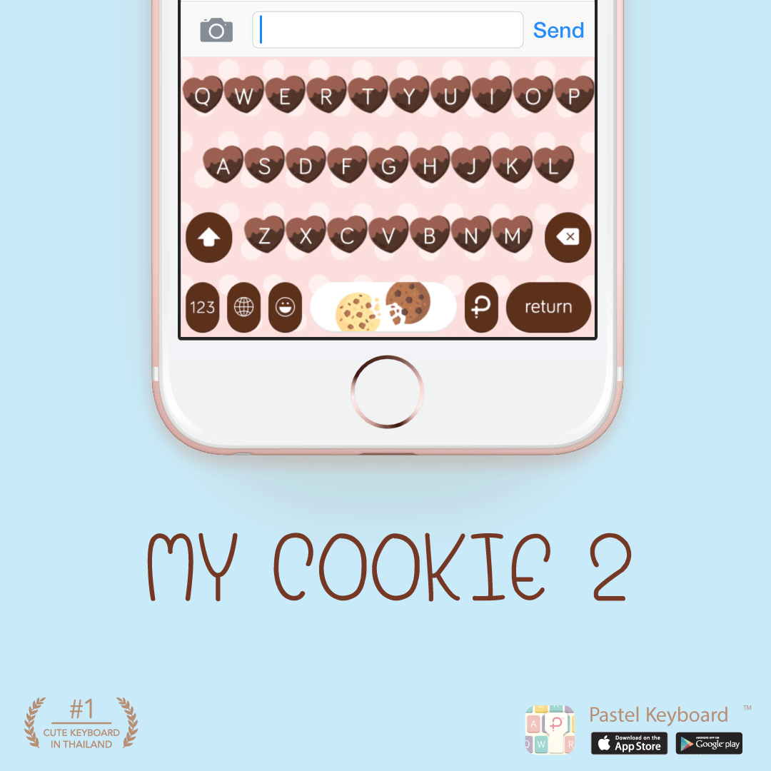 My Cookie 2 Keyboard Theme⎮(E-Voucher) for Pastel Keyboard App