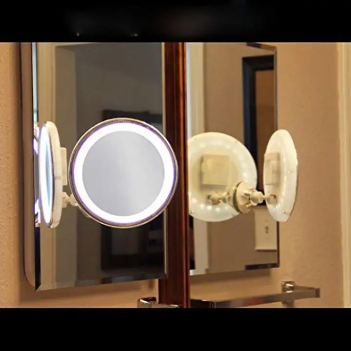 10x Magnifying Makeup Vanity Mirror Portable With Led Light 10x Magnifying Makeup Vanity Mirror