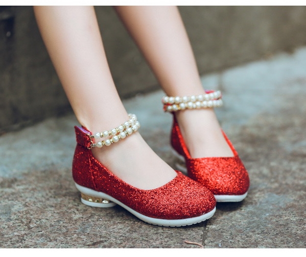 shoe14201 รองเท้าคัชชูเด็กสีแดง รองเท้าคัชชูเด็กเล็ก รองเท้าคัชชูเด็กโต (ยาว=ความยาวพื้นในรองเท้า) รองเท้าออกงานเด็ก