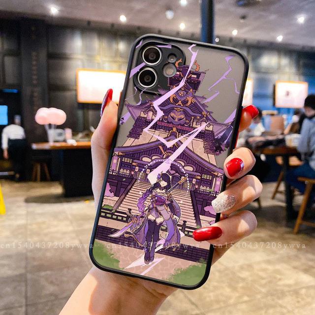 2022 new Cute Genshin impact Sangonomiya Phone Case For iPhone 12 13 11