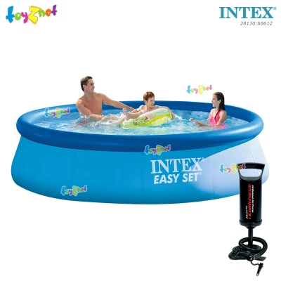 Intex Easy Set Pool 12ft (3.66x0.76 m) no.28130 + DQI Air Pump