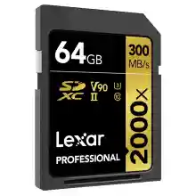 ภาพขนาดย่อของภาพหน้าปกสินค้าLexar 64GB SDXC Professional 2000x (300MB/s) จากร้าน Legend Thailand บน Lazada ภาพที่ 3
