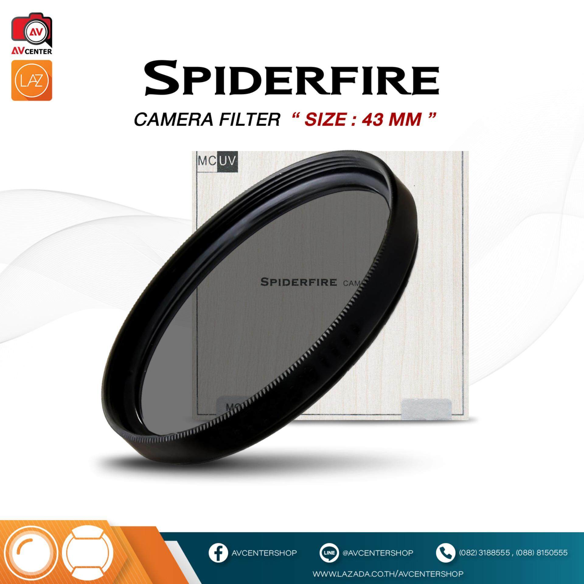 Filter Spider Fire ฟิวเตอร์ แบบ Slim สำหรับปกป้องหน้าเลนส์  ตระกูลสี 43