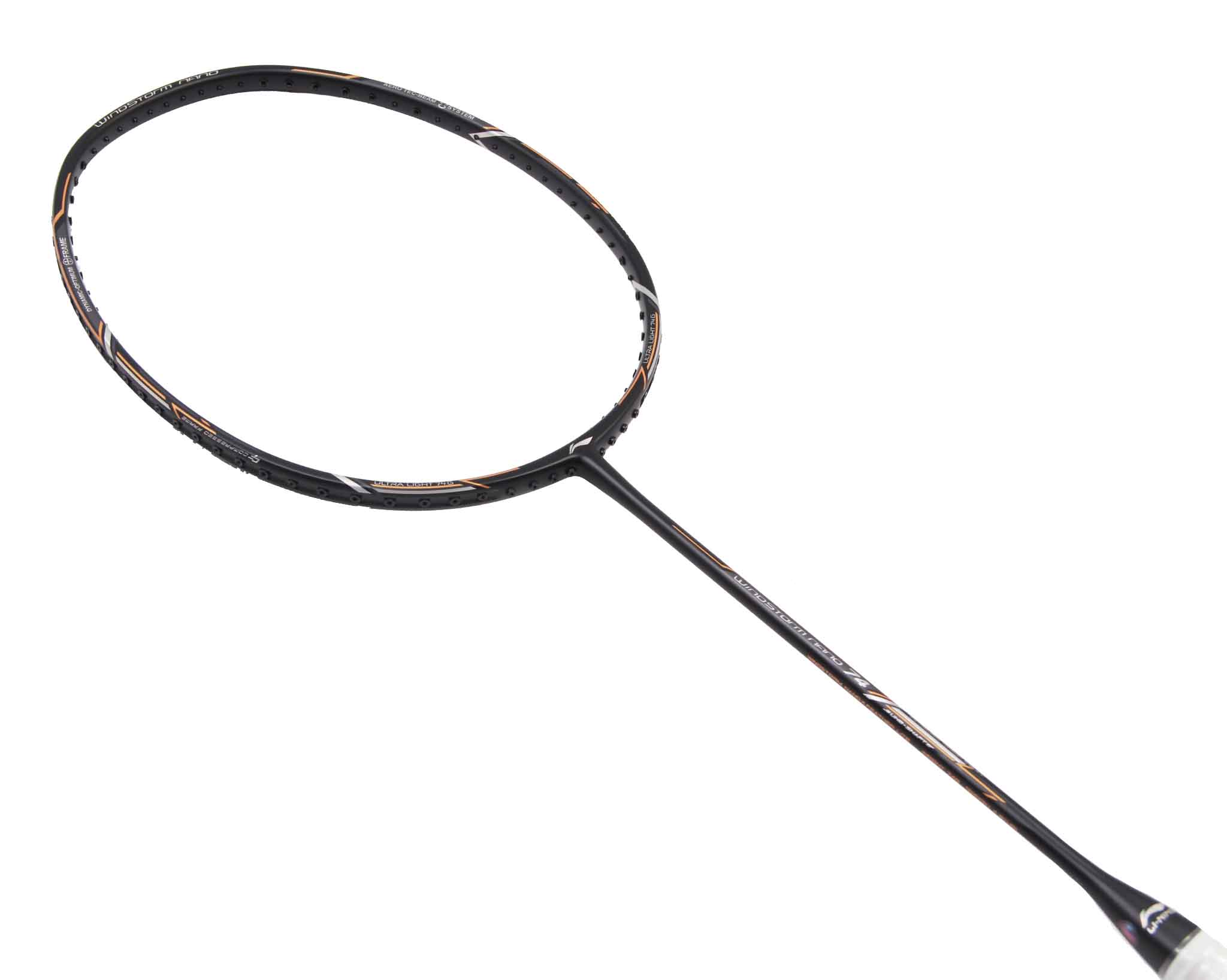 Lining Racket 4s LI-NING ไม้แบดมินตัน รุ่น WINDSTORM NANO 74 (AYPP484-4S) BLACK/SILVER ...