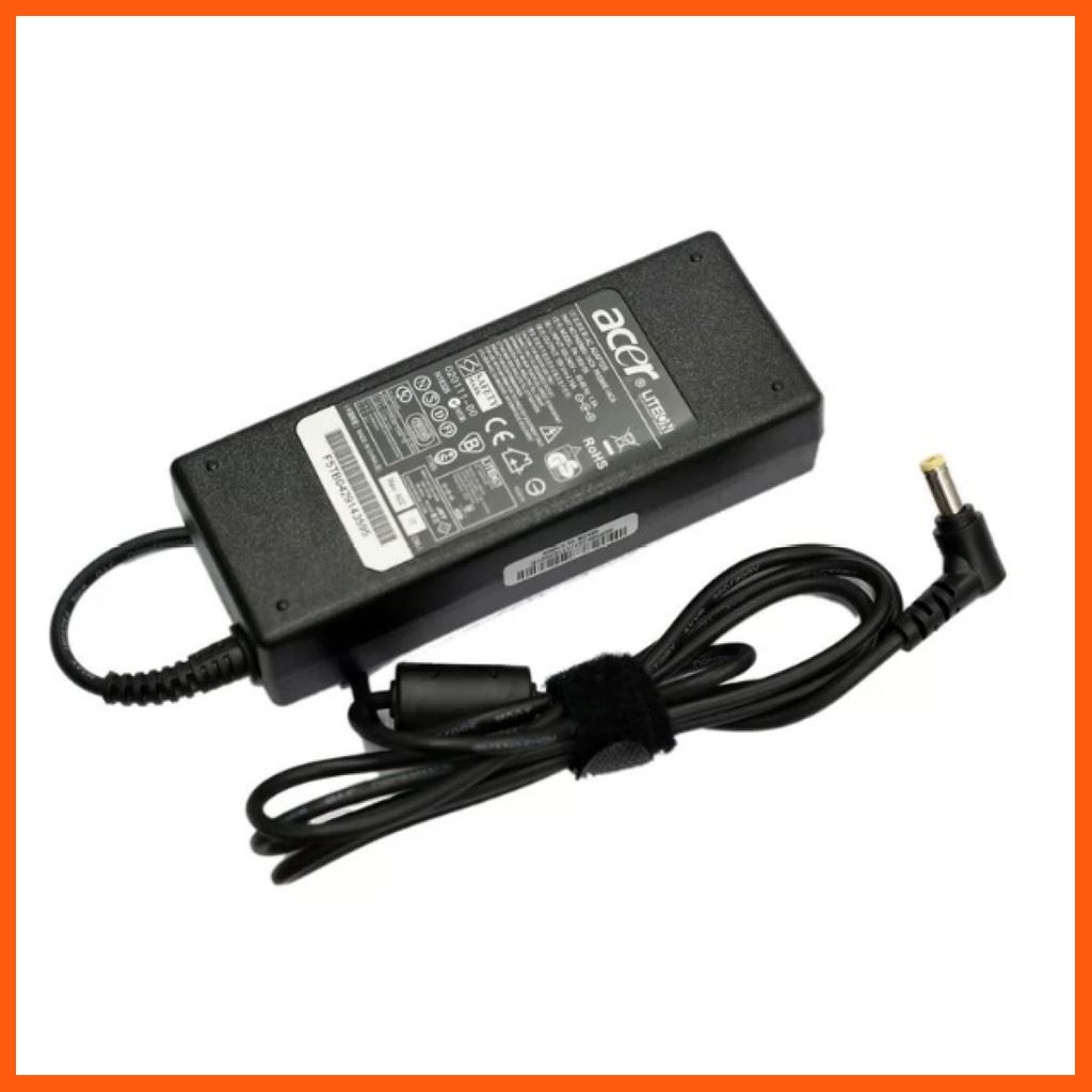 Best Quality Acer Adapter 19V/4.74A 5.5 x 1.7mm (Black) อุปกรณ์เสริมรถยนต์ car accessories อุปกรณ์สายชาร์จรถยนต์ car charger อุปกรณ์เชื่อมต่อ Connecting device USB cable HDMI cable