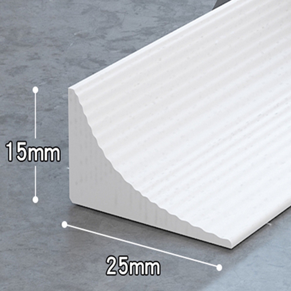 【hot】 Silicone Water Barrier Bathroom Water Stopper Kitchen Countertop Bendable Retaining Strip
