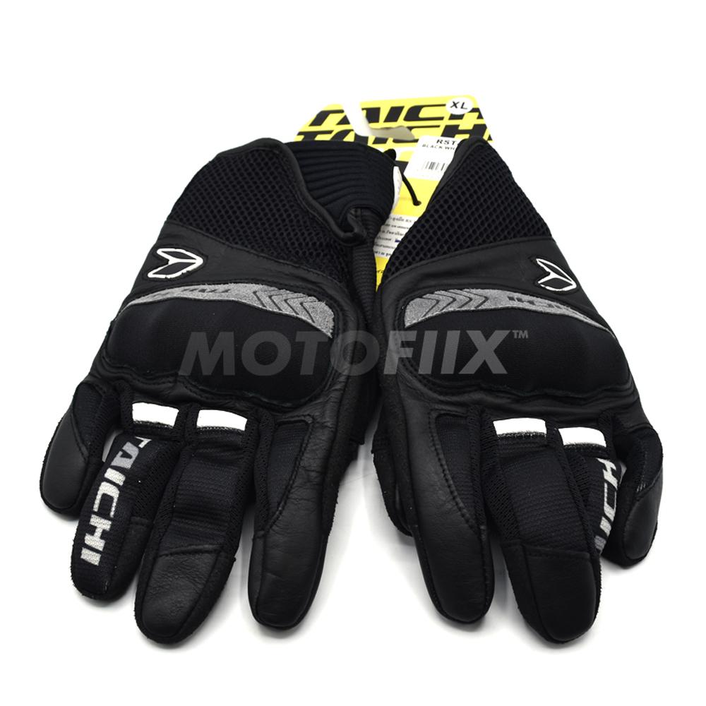 ถุงมือเต็มนิ้ว TAICHI RST446 SCOUT MESH GLOVE SIZE XL BLACK/WHITE