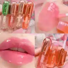 ภาพขนาดย่อของภาพหน้าปกสินค้า(มีCOD) ของแท้/ถูก ลิปมัน ลิปกลอส Kiss Beauty Magic 24K Lip Oil สีชมพู ฉ่ำวาว ลิปออยผสมทองคำ ทำให้ปากดูวาว กลอสซี่ ปากฉ่ำวาวมาก ดูสุขภาพดี จากร้าน Makep_2 บน Lazada ภาพที่ 7