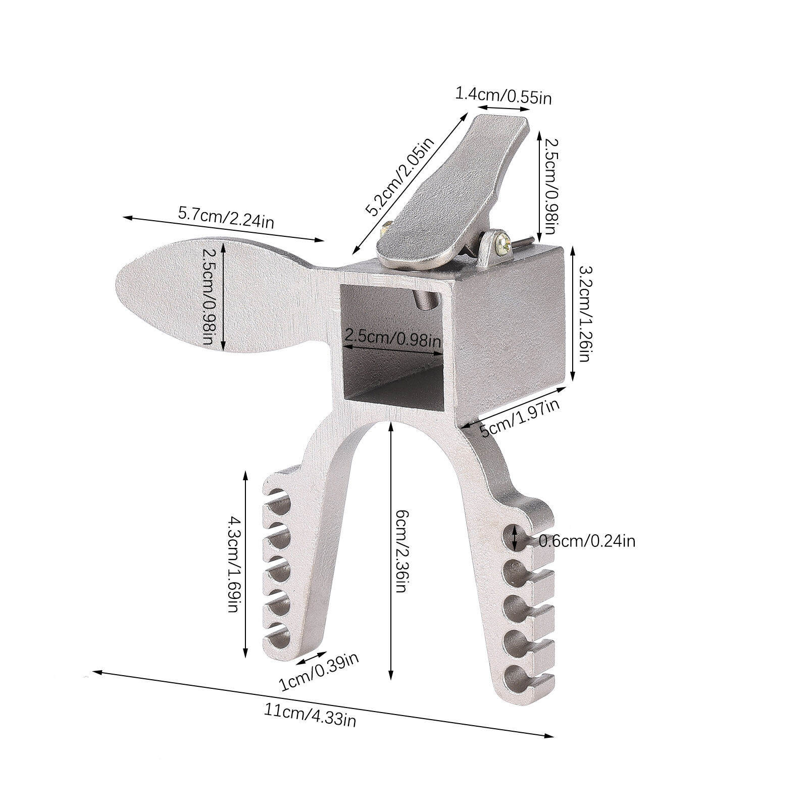 Mechanical slingshot accessories pedal sliding module stainless