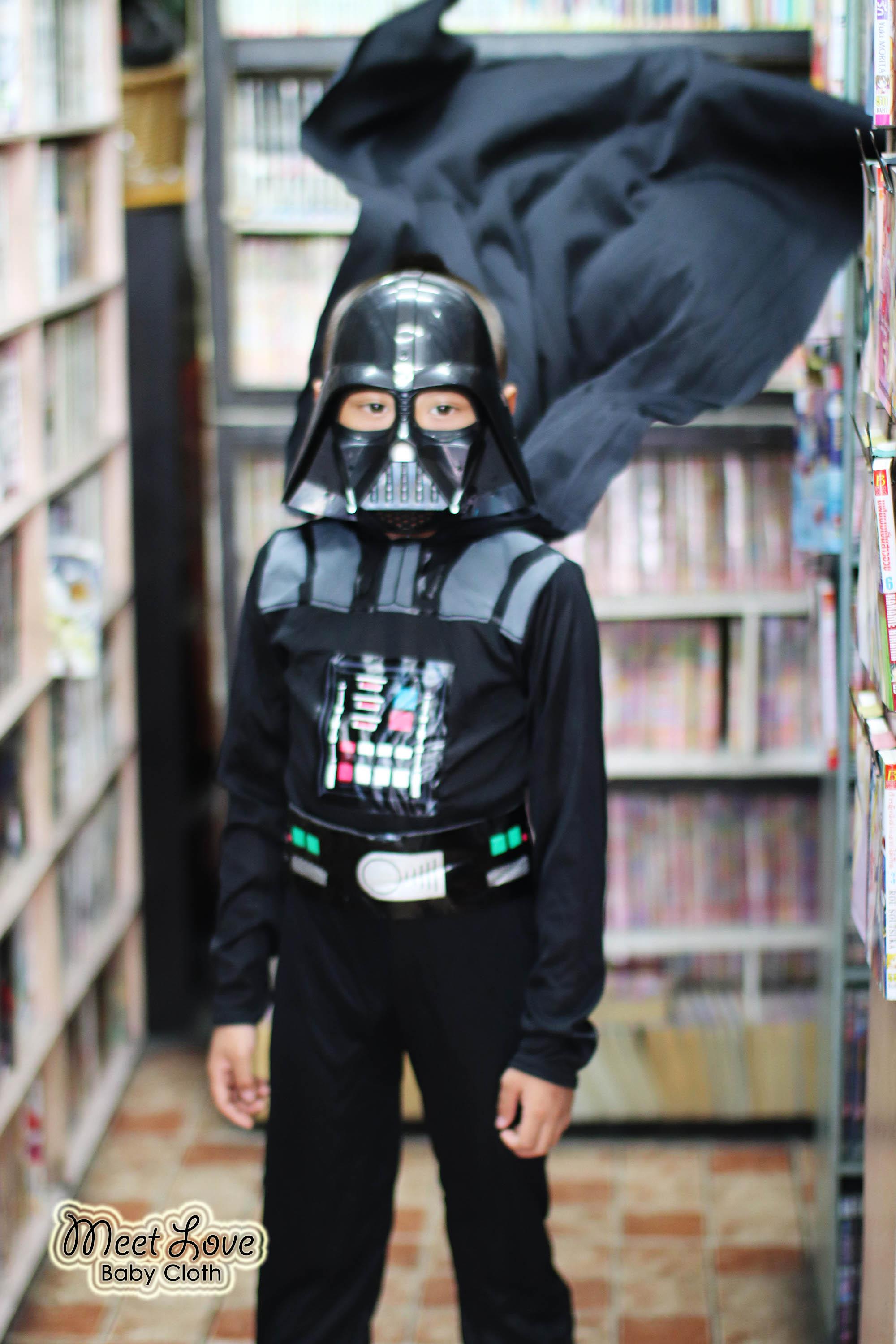 พร้อมส่ง Cosplay Darth Vader Star Wars ชุดฮีโร่เด็ก ชุดสตาร์วอส์ ชุดดาร์ธเวเดอร์