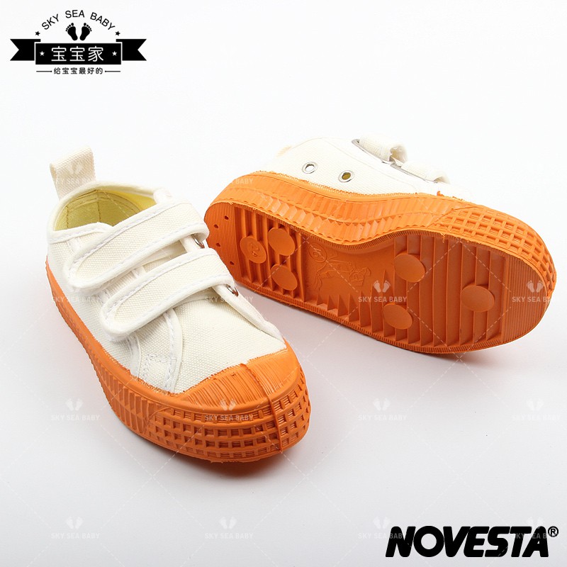 จุดแท้ Novesta สโลวาเกียคลาสสิกย้อนยุคผู้ใหญ่เด็กรองเท้าผ้าใบยางนุ่ม