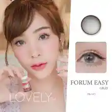 ภาพขนาดย่อของภาพหน้าปกสินค้ามีค่าสายตา  Lovelylens Forum Forum Easy Gray Brown Black  บิ๊กอาย สุดปัง คอนแทคเลนส์ รายเดือน มีอย แถมตลับฟรี เลนส์นิ่ม สวยปังมาก จากร้าน Glory Mall บน Lazada ภาพที่ 5