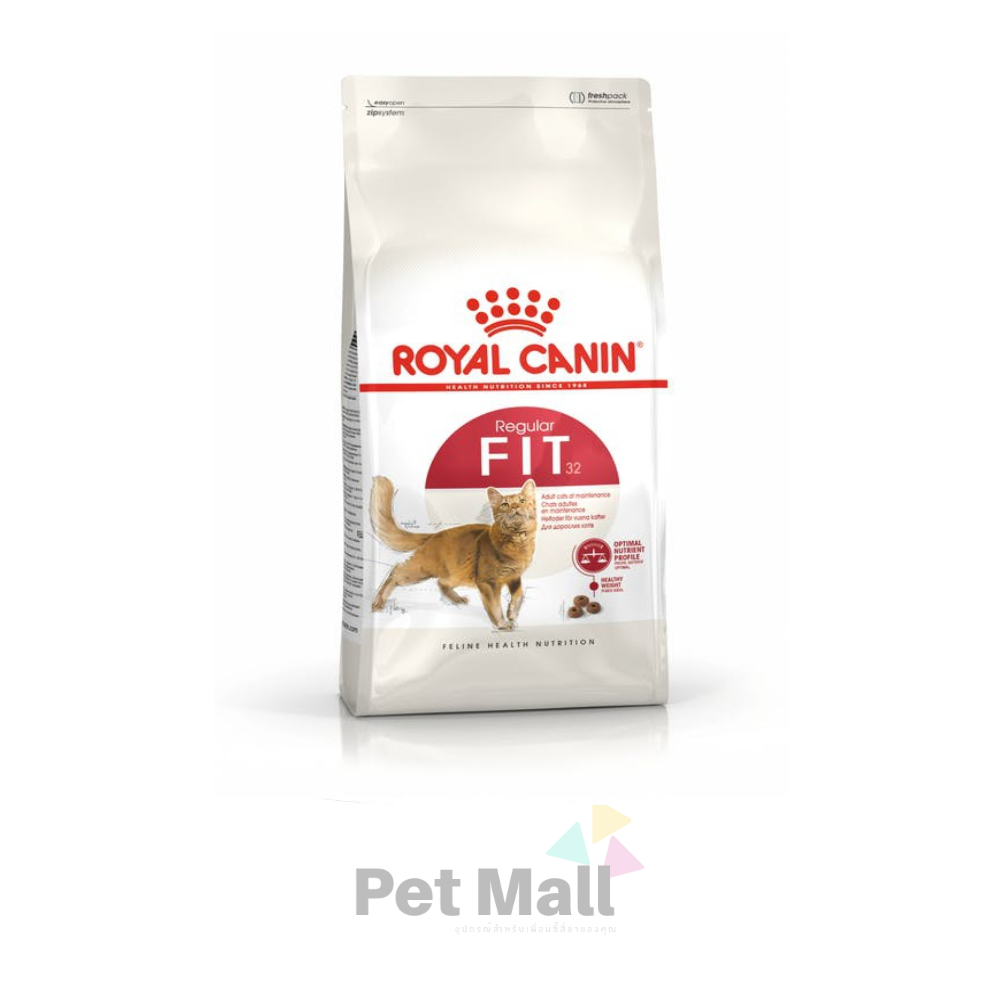 Royal Canin Regular Fit 32 โรยัล คานิน อาหารสำหรับแมวโตเลี้ยงปล่อยอายุ 1 ปีขึ้นไป 10 KG