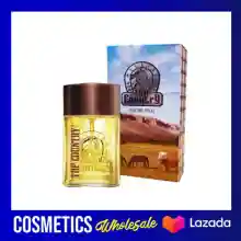ภาพขนาดย่อของภาพหน้าปกสินค้าส่งฟรี  mistine top country perfume น้ำหอม ขวดสเปรย์ หัวม้า กลิ่นคลาสสิค ขวดแก้ว หัวน้ำหอมแท้เข้มข้น จากร้าน cosmetics wholesale บน Lazada ภาพที่ 1