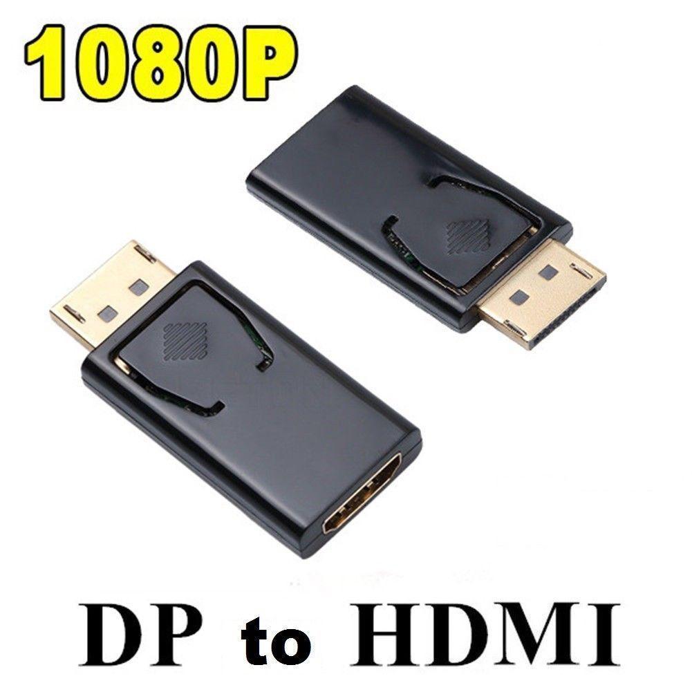 Display Port Dp Male To Hdmi Female Adapter Black High Quality Dp To Hdmi Converter For Hdtv Pc