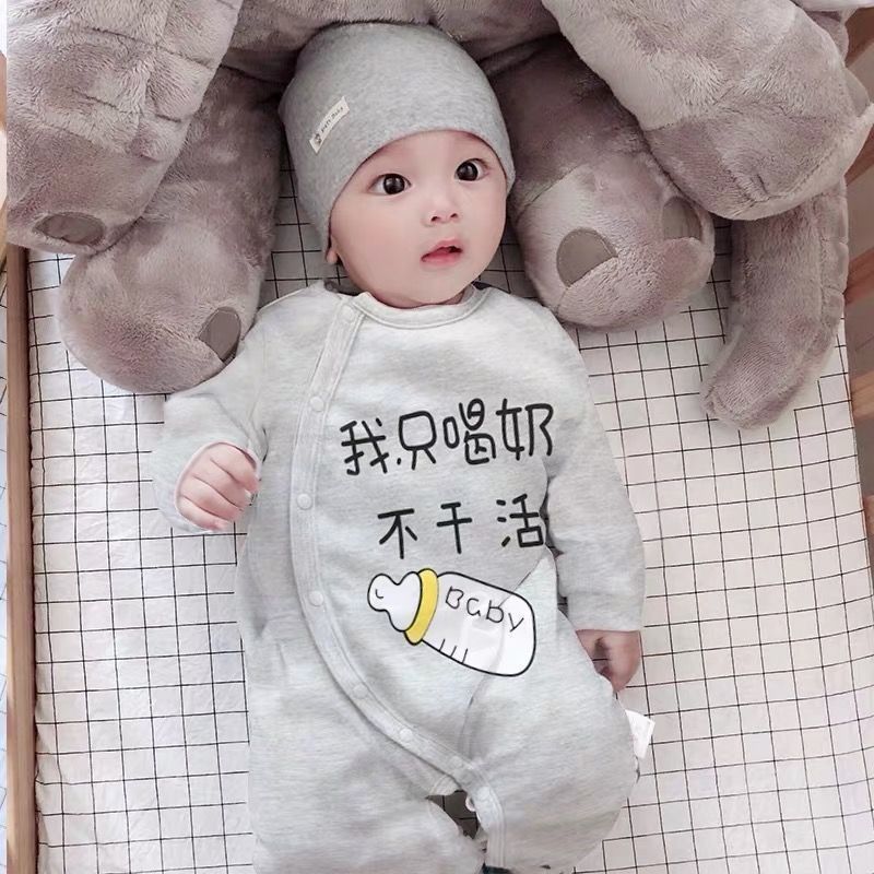 เด็ก onesies ฤดูใบไม้ผลิและฤดูใบไม้ร่วงเด็กทารกเสื้อผ้าทารกแรกเกิดชุดนอนหญิงเสื้อผ้าเด็ก2-8-18สำหรับออกเสื้อผ้า