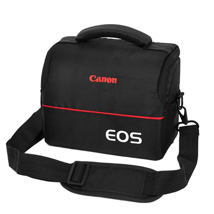 พร้อมส่ง ราคาถูก แคนนอน กับสายคล้องคอ กระเป๋ากล้องสะพายข้าง กระเป๋ากล้องคุณภาพสูง กระเป๋าใส่กล้อง เคสกล้อง Waterproof DSLR Camera case Shoulder Bag