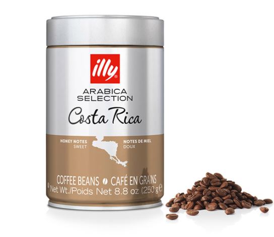 Arabica Selection Whole beans coffee illy coffe ชนิดเม็ด สำหรับเครื่องบด ขนาด 250 กรัม