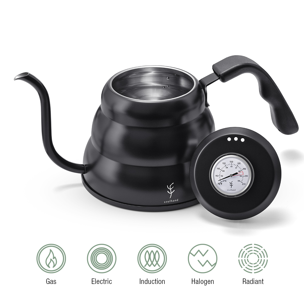 รีวิว Soulhand Pour Over Coffee Kettle with BuiltIn Thermometer with