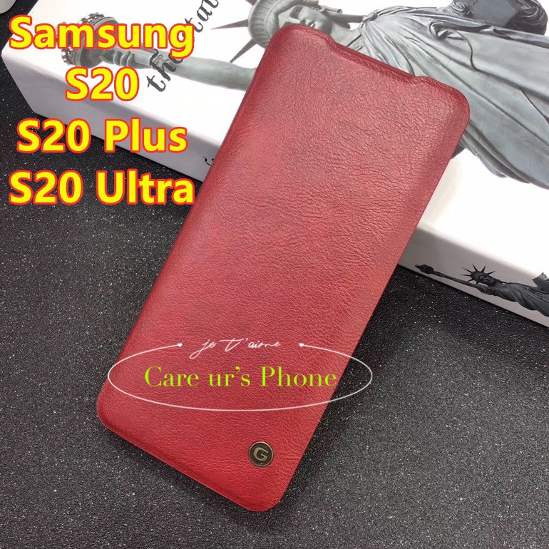 Samsung Galaxy S20 / S20 Plus / S20 Ultra G-Case Business Series กระเป๋าเปิดปิดด้าในใส่บัตรได้ สี แดง(แจ้งในแชท) สี แดง(แจ้งในแชท)รูปแบบรุ่นที่ีรองรับ Samsung S20