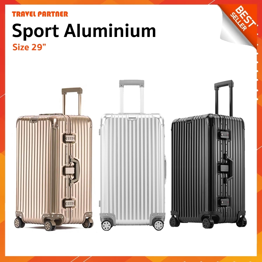 TRAVEL PARTNER 🔥 กระเป๋าเดินทางรุ่น SPORT ALUMINIUM ALM-612🔥 29 นิ้ว