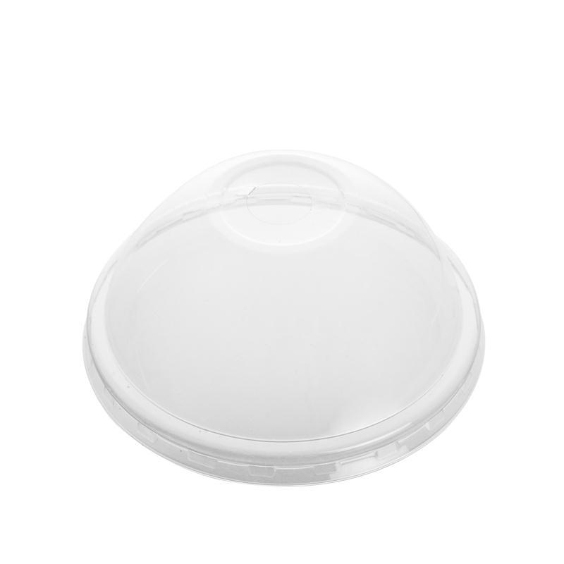 ฝาพลาสติกโดม 9.5ซม. 100 ใบ/แพ็ค TP/Dome plastic lid 9.5 cm, 100 sheets / pack TP