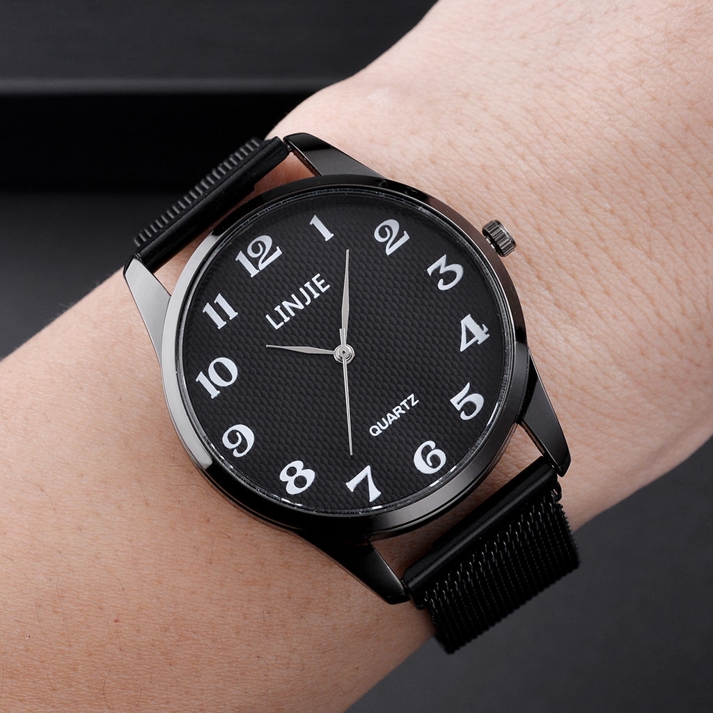 YY iFashion ♣ Men Stainless Steel Watch Luxury Quartz Wrist