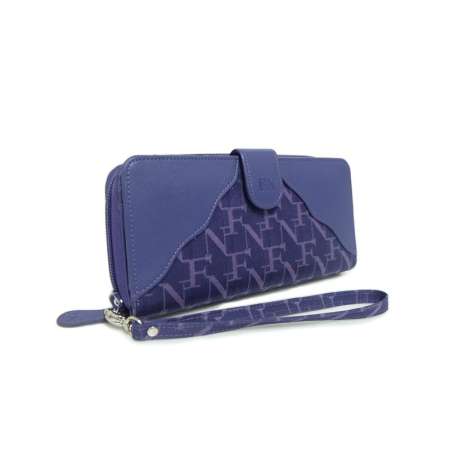 FN BAG กระเป๋าสตางค์ Wallet 1208-24009-010 Col.Ultra Violet