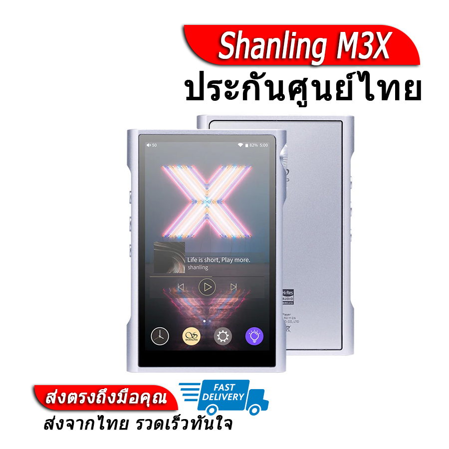 SHANLING M3X ブルー デジタルオーディオプレーヤー SHANLING M3X – e☆イヤホン