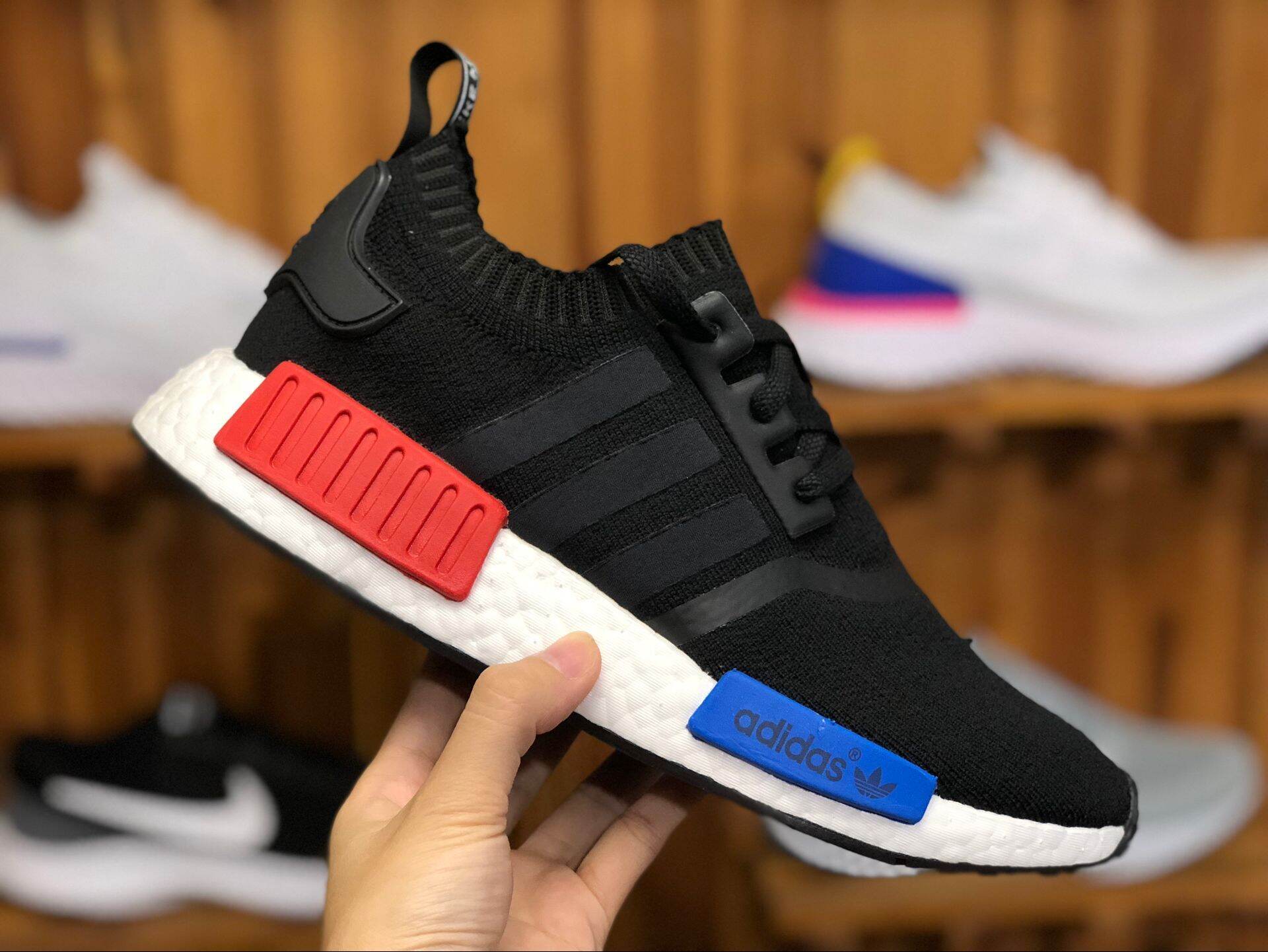 adidas gazelle silver green womens ADIDAS NMD R1 OG Black Blue Red (S79168)  Prime