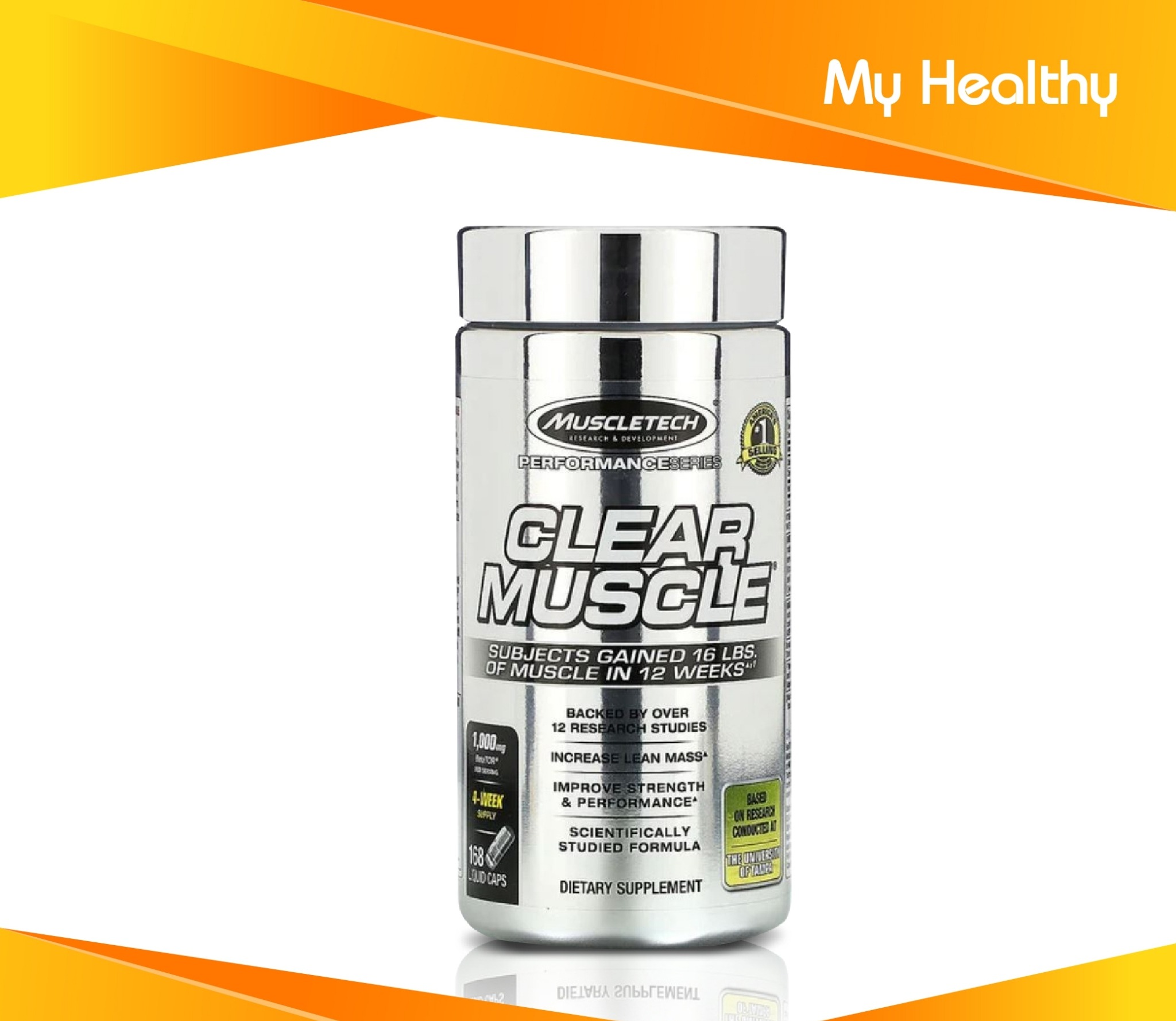 [Exp2022] Muscletech Performance Series Clear Muscle  168 Liquid Caps
