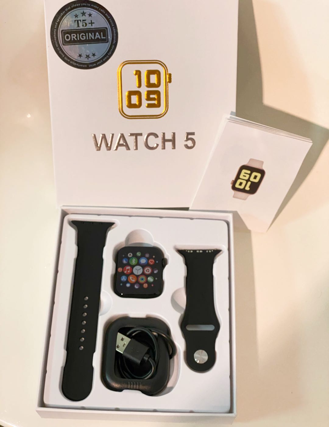 ใหม่ล่าสุด smart watcht T5+  / Watch5 โทรได้  มีประกัน  t5 smart wat