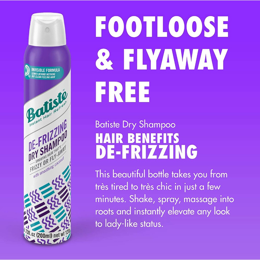 🔥พร้อมส่ง🔥 Batiste Dry Shampoo 200ml สเปรย์ดรายแชมพู จากอังกฤษ ของแท้
