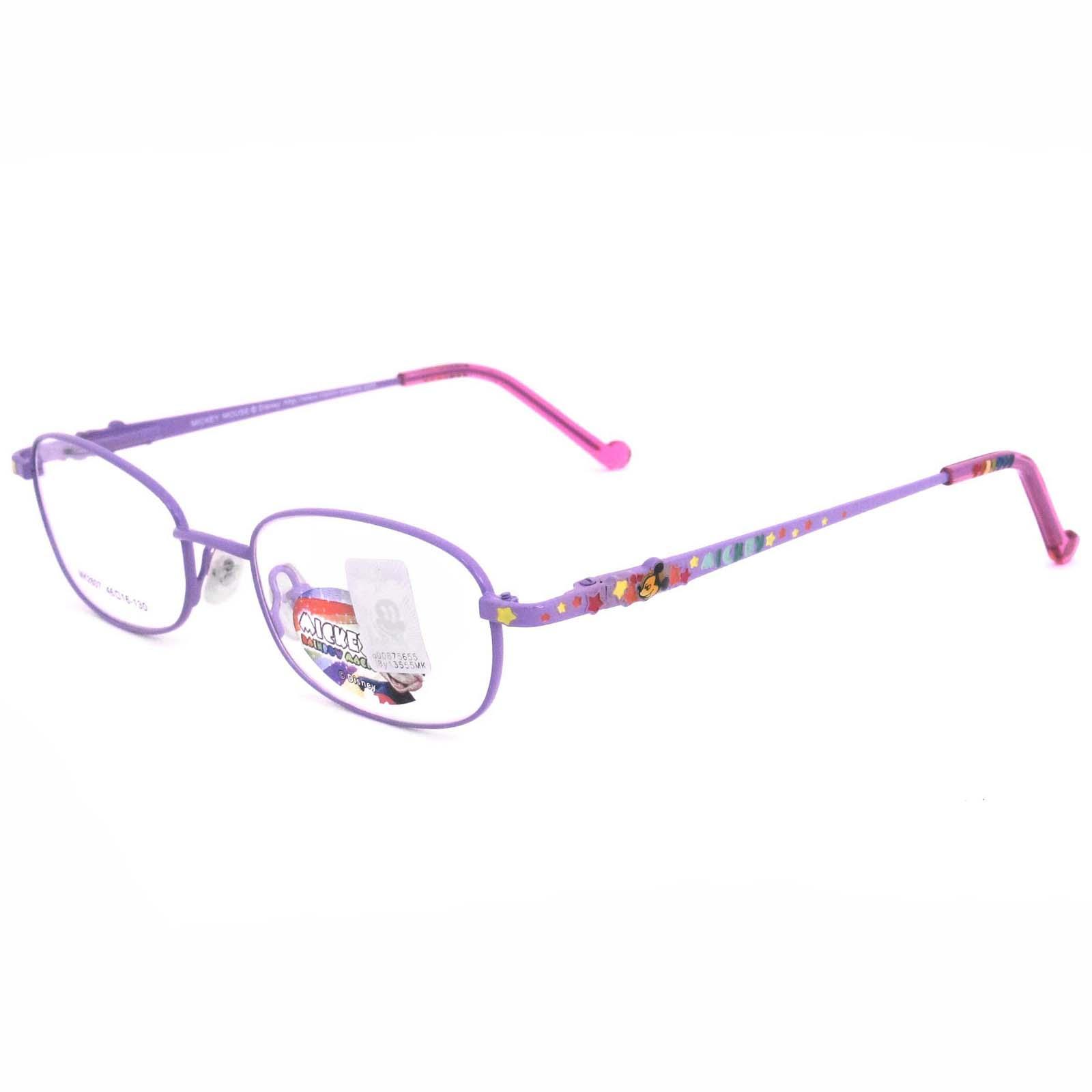 แว่นตาเกาหลีเด็ก Fashion Korea Children แว่นตาเด็ก รุ่น MK 2607 กรอบแว่นตาเด็ก Oval รูปไข่แนวนอน Eyeglass baby frame ( สำหรับตัดเลนส์ ) วัสดุ สแตนเลส สตีล เบา ขาสปริง Eyeglass Spring legs Stainless Steel material Eyewear Kid  Top Glasses