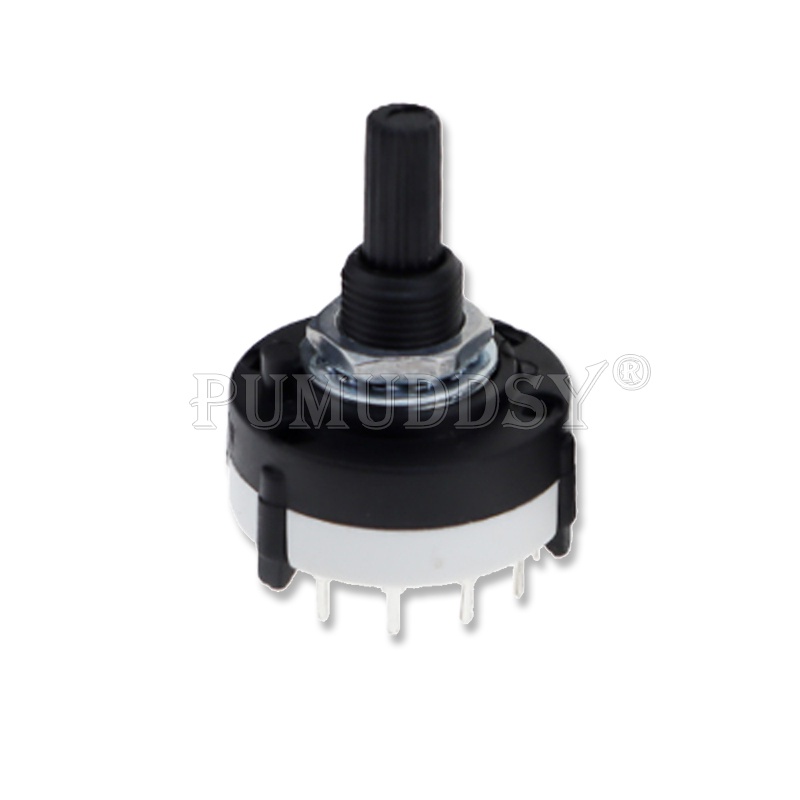 1pcs 21mm rs26 trục ban nhạc chuyển đổi ibuw nhựa 4 cực 3 vị trí chuyển đổi ban nhạc quay 2 pole6 vị trí 1 pole12 vị trí chuyển đổi mới  Chiết áp