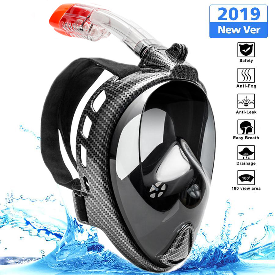 Snorkeling Snorkelingmask ,Full Face SnorkelingMask,180 Degree Underwater Vision