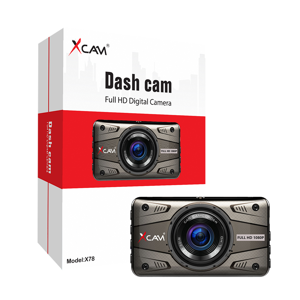 XCAM Car Camera XCAM Model X78 Car Camera Front camera only Full HD 1080P resolution Anytek TH