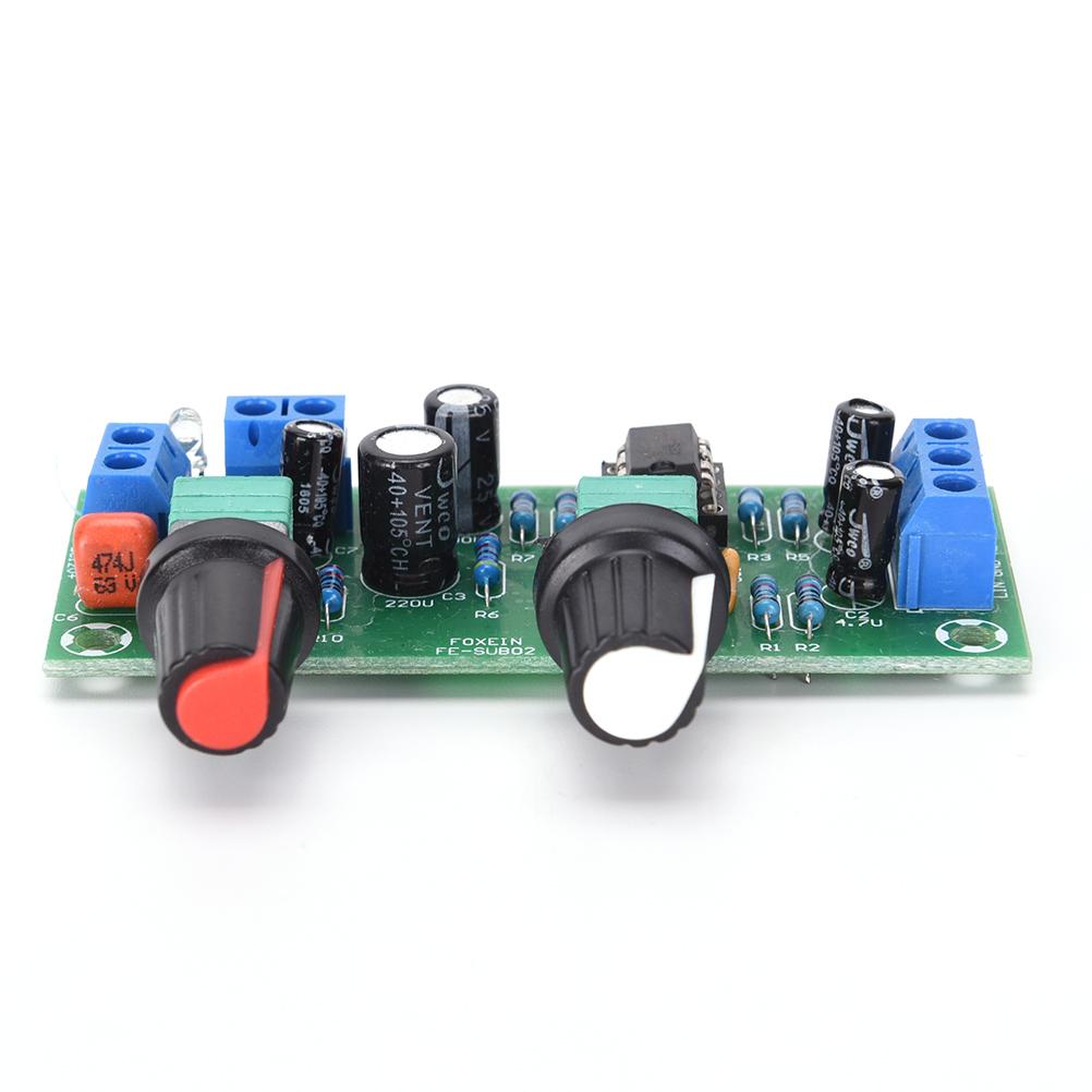 DC 12V-24V Low-pass Filter NE5532 Subwoofer Process Pre-Amplifier Preamp Board	Hot Sale