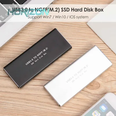 จัดส่งฟรี USB3.0 to NGFF M.2 NGFF SSD Hard Disk Box External Enclosure Case(สำหรับM.2Sata B Key ไม่รองรับNVMe) ของมันต้องมี
