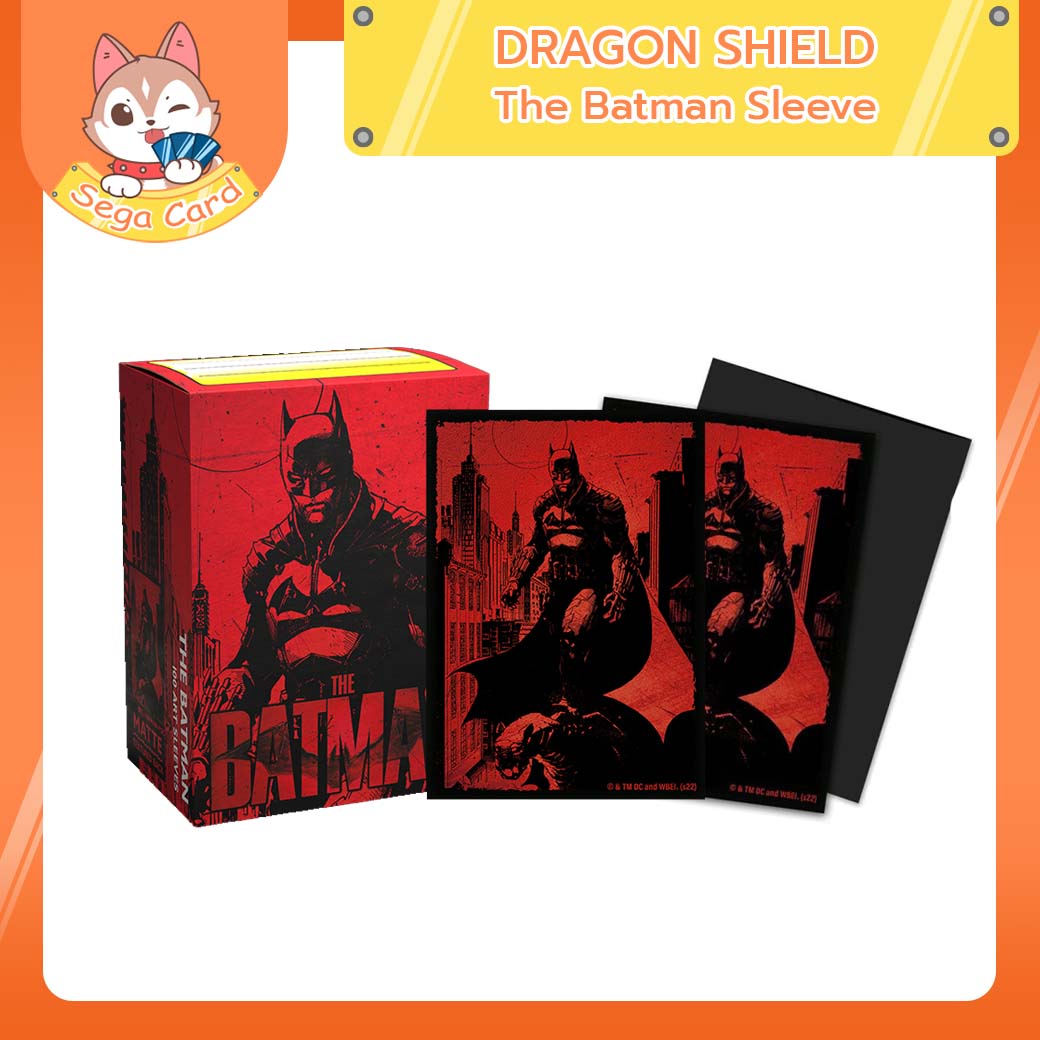 the batman card sleeves Dragon Shield: Dual Matte Batman Core Standard Sleeves (100)