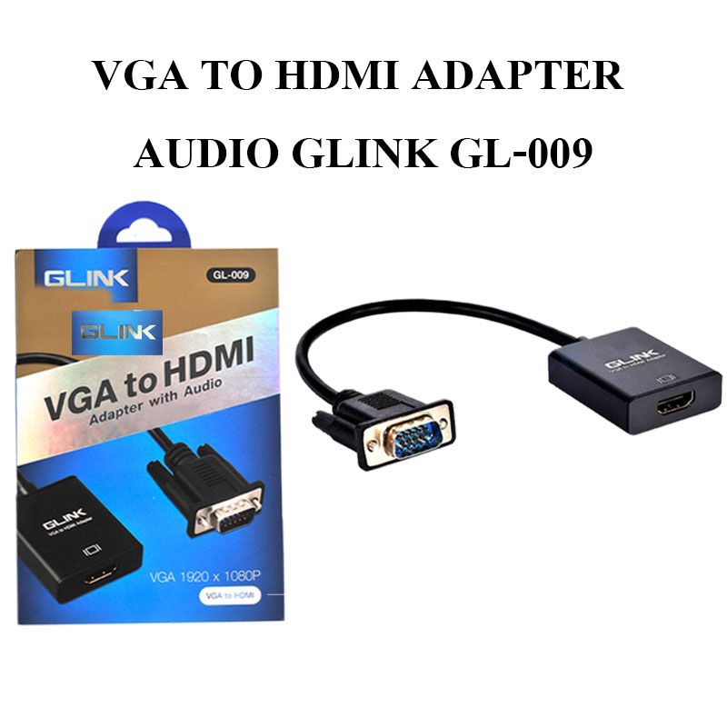 !!แถมฟรีสายเสียง Glink GL021 สายแปลง HDMI TO VGA / VGA TO HDMI GL009