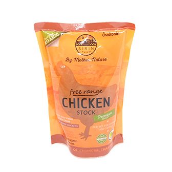 สิรินฟาร์มสต็อกไก่ปลอดสารพิษ 450 มล/Sirin Farm Free Range Chicken Stock 450ml