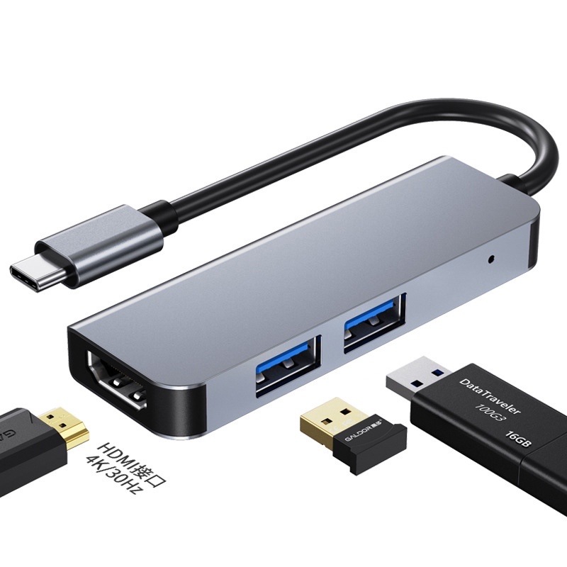USB-C To DVI Video Converter Cable - 4K HD, USB 3.1, Plug & Play Adapter For Monitors & TVs