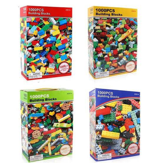 ✨✨สินค้าพร้อมส่ง✨✨ เลโก้อิสระ ตัวต่อเลโก้ 1000 ชิ้น มีให้เลือก 4 สี 4 แบบ แต่ละแบบแตกต่างกัน ชิ้นส่วนไม่เหมือนกัน ✨✨